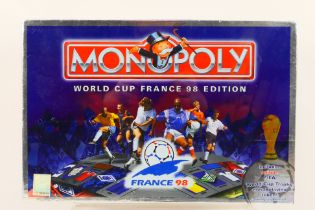 Hasbro - Monopoly - An unopened World Cup France 98 Edition Monopoly set 1997 issue.