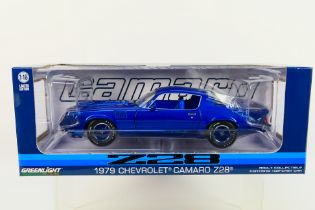 Greenlight Collectibles - A boxed limited edition 1:18 scale 1979 Chevrolet Camaro Z28 # 12904.