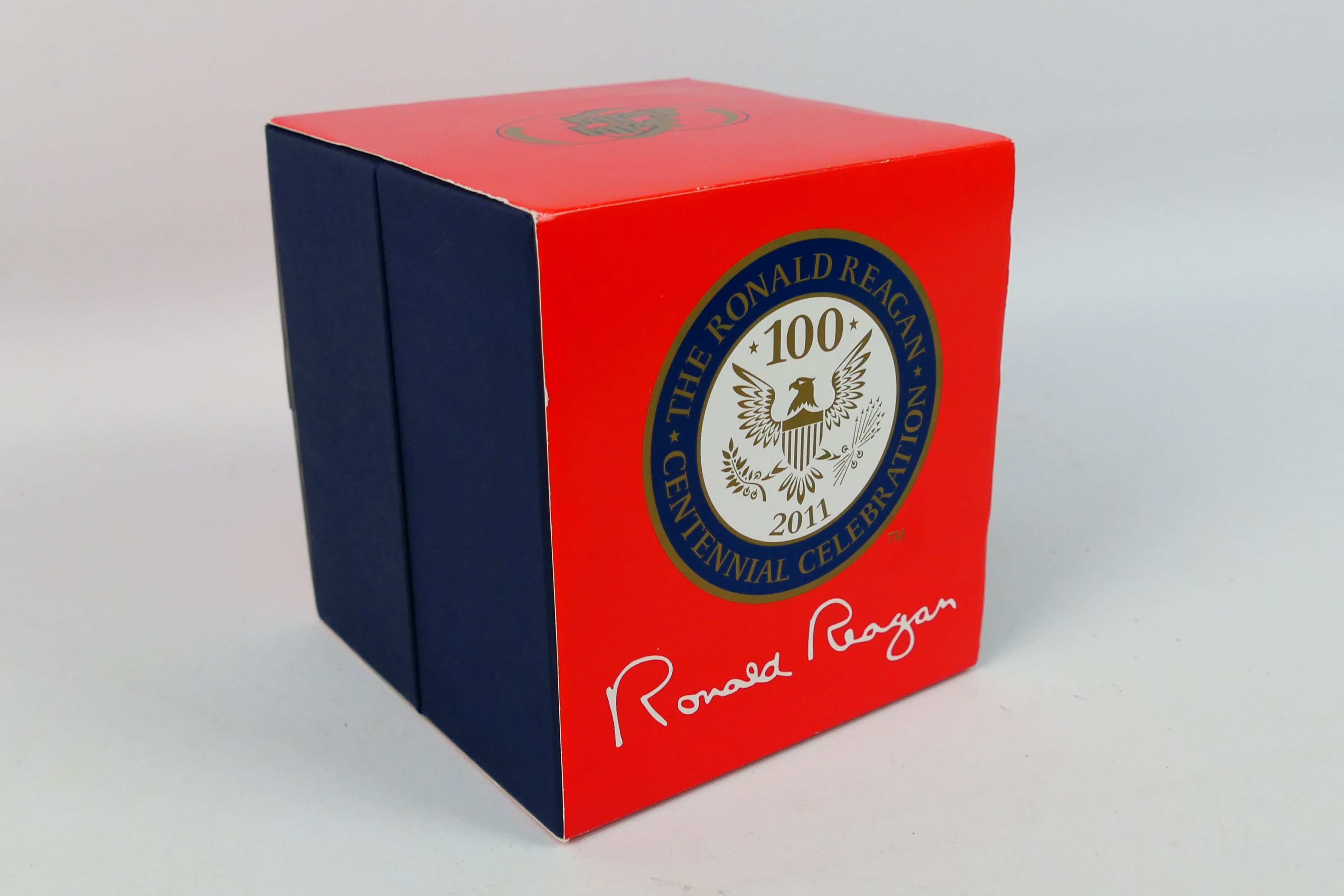 Ronald Reagan - An unopened and boxed special edition jar of Jelly Belly jelly beans produced for - Image 8 of 8