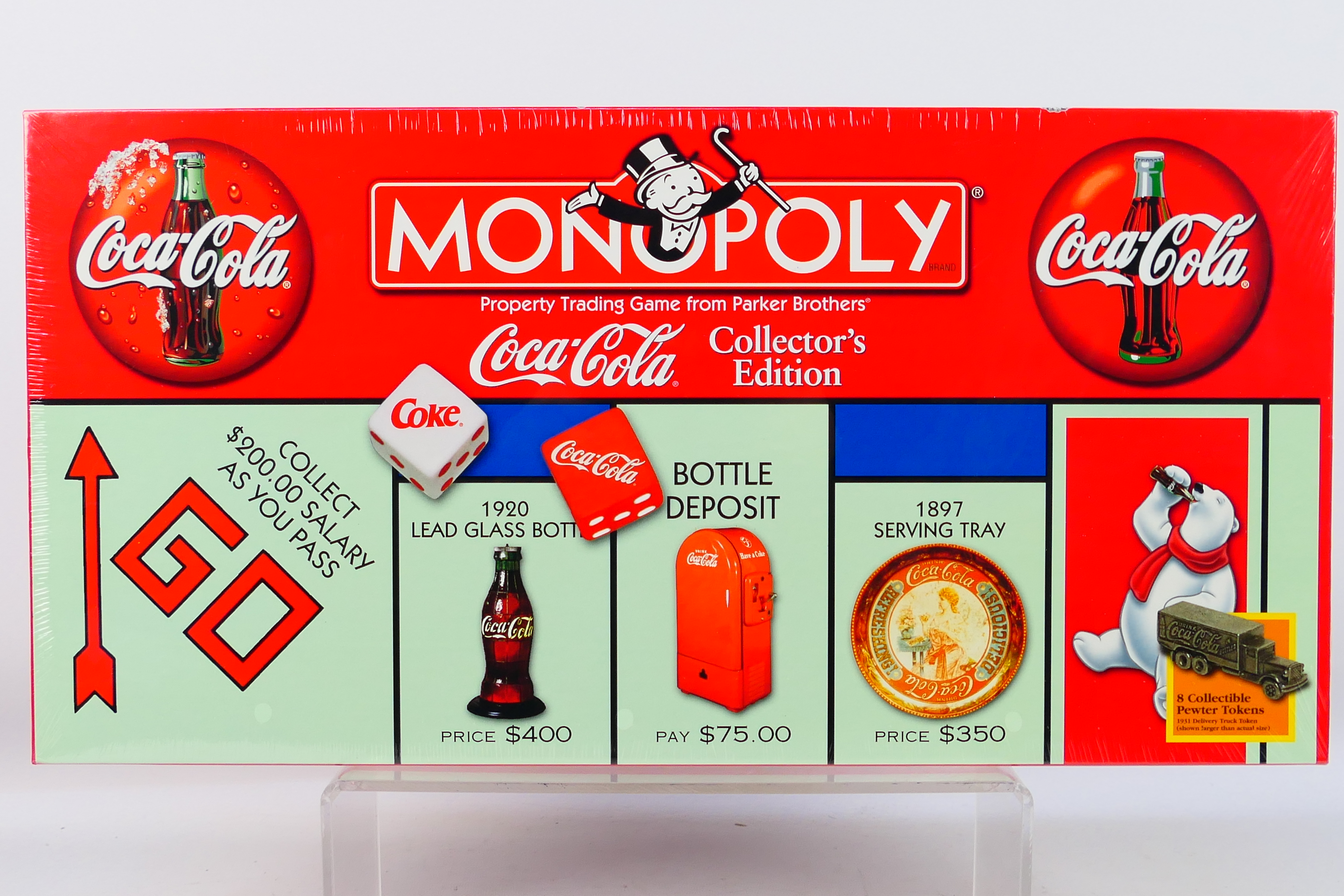 Hasbro - Monopoly - An unopened Coca Col