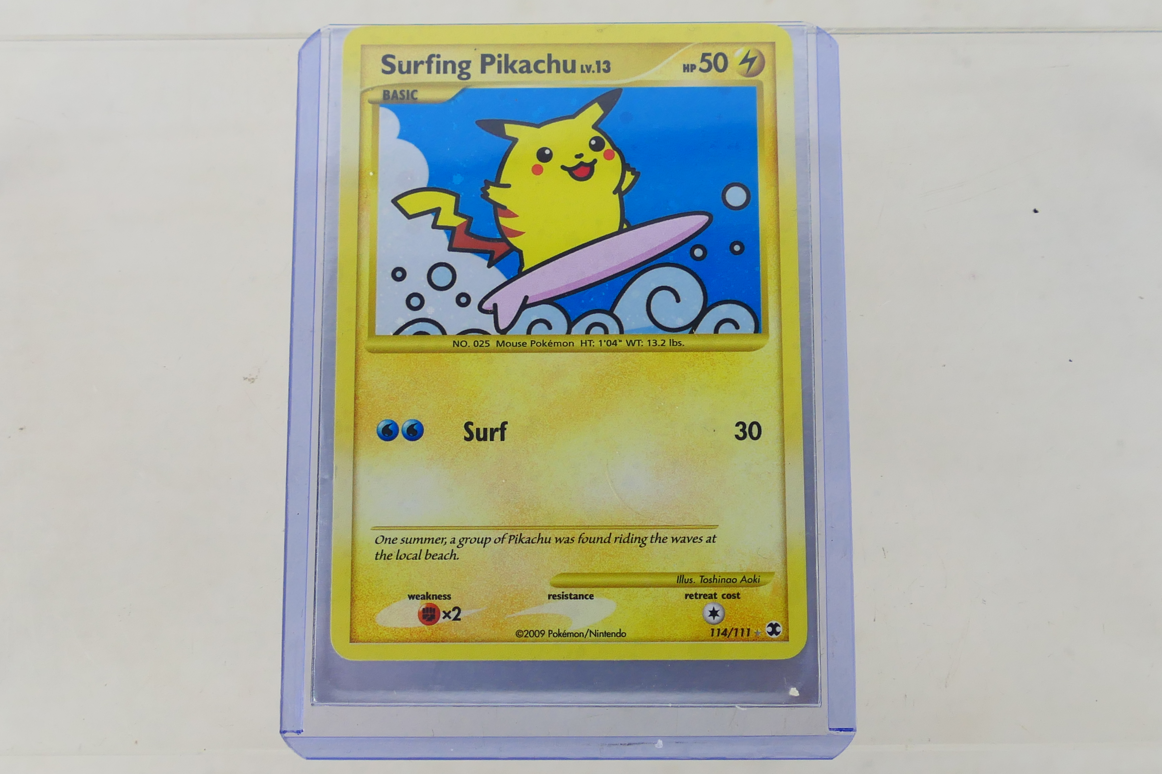 Pokemon - Surfing Pikachu Cosmo Holo Sec - Image 5 of 6