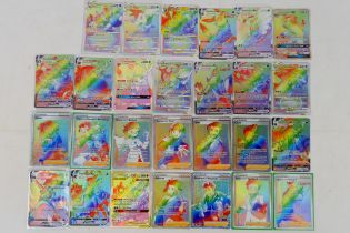 Pokemon - Rainbow Secret Rare card lot.