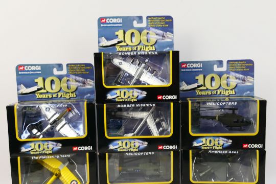 Corgi - 100 Years of Flight - Diecast - Ten 100 Year of Flight items to include CS90165 Tiger Moth, - Image 2 of 4