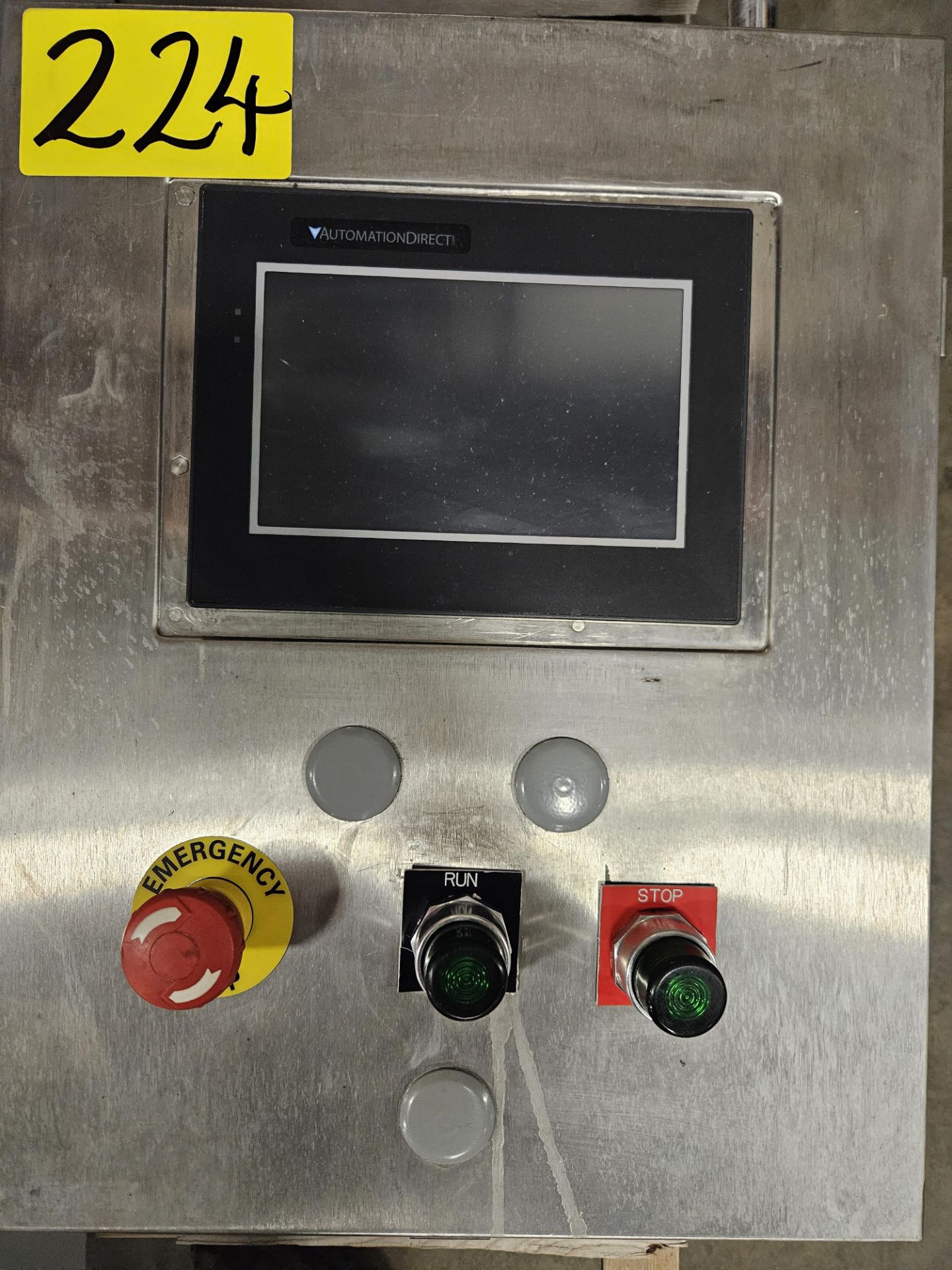 PUMP CONTROL PANEL, W/ AUTOMATION DIRECT SCREEN- (LOCATION - 164 INDUSTRIAL BLVD, ST. GEORGE, ON, - Image 2 of 8