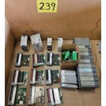 LOT - ALLEN-BRADLEY POEWR SUPPLY, ANALOGUE/RELAT OUTPUTS, DC INPUT, RELAYS, TRANSMITTERS, POWER