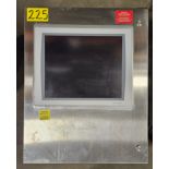 INDUSTRIAL ENCLOSURE W. ALLEN-BRADLEY PANEL VIEW PLUS 7, ETHERNET MODULE, AC/DC CONVERTER, ETC- (