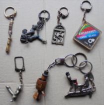 VINTAGE EROTIC KEY RINGS