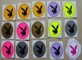 PLAYBOY BUNNY SMALL STICKERS X 15