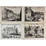 LOW COUNTRIES -- COLLECTION of 5 fine engr. views of Haarlem, all by