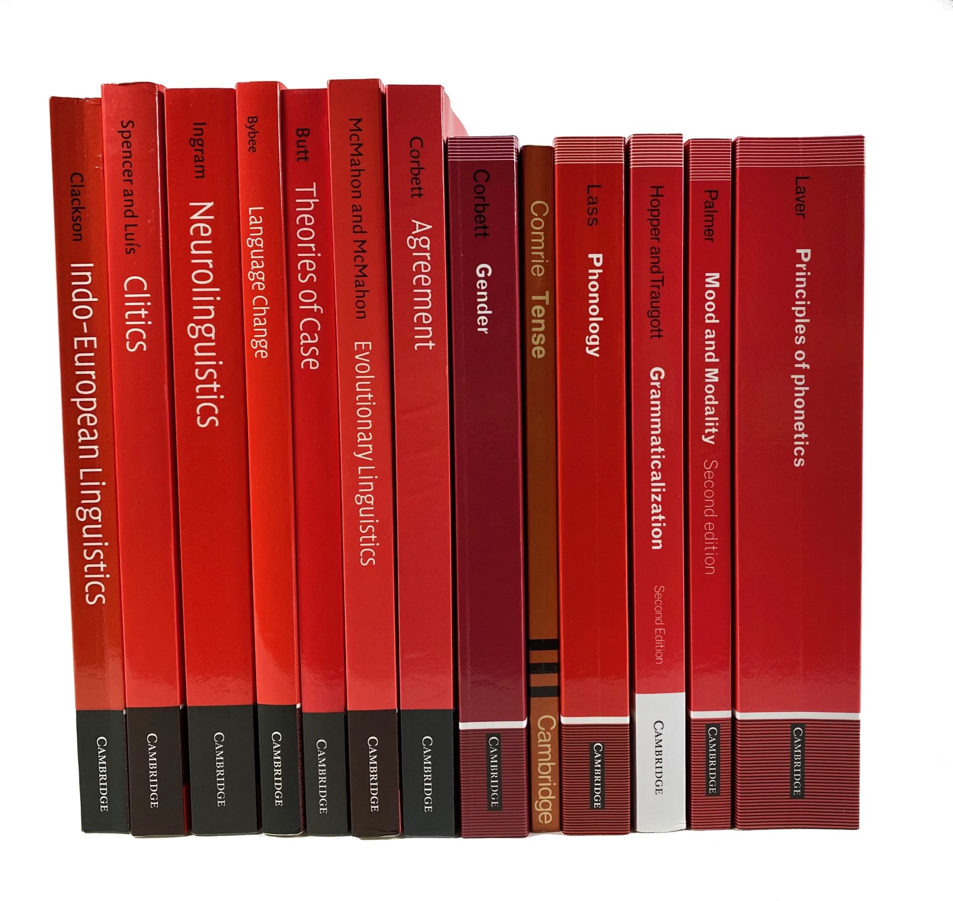 CAMBRIDGE TEXTBOOKS IN LINGUISTICS -- COLLECTION of 13 vols. of the series. Cambr