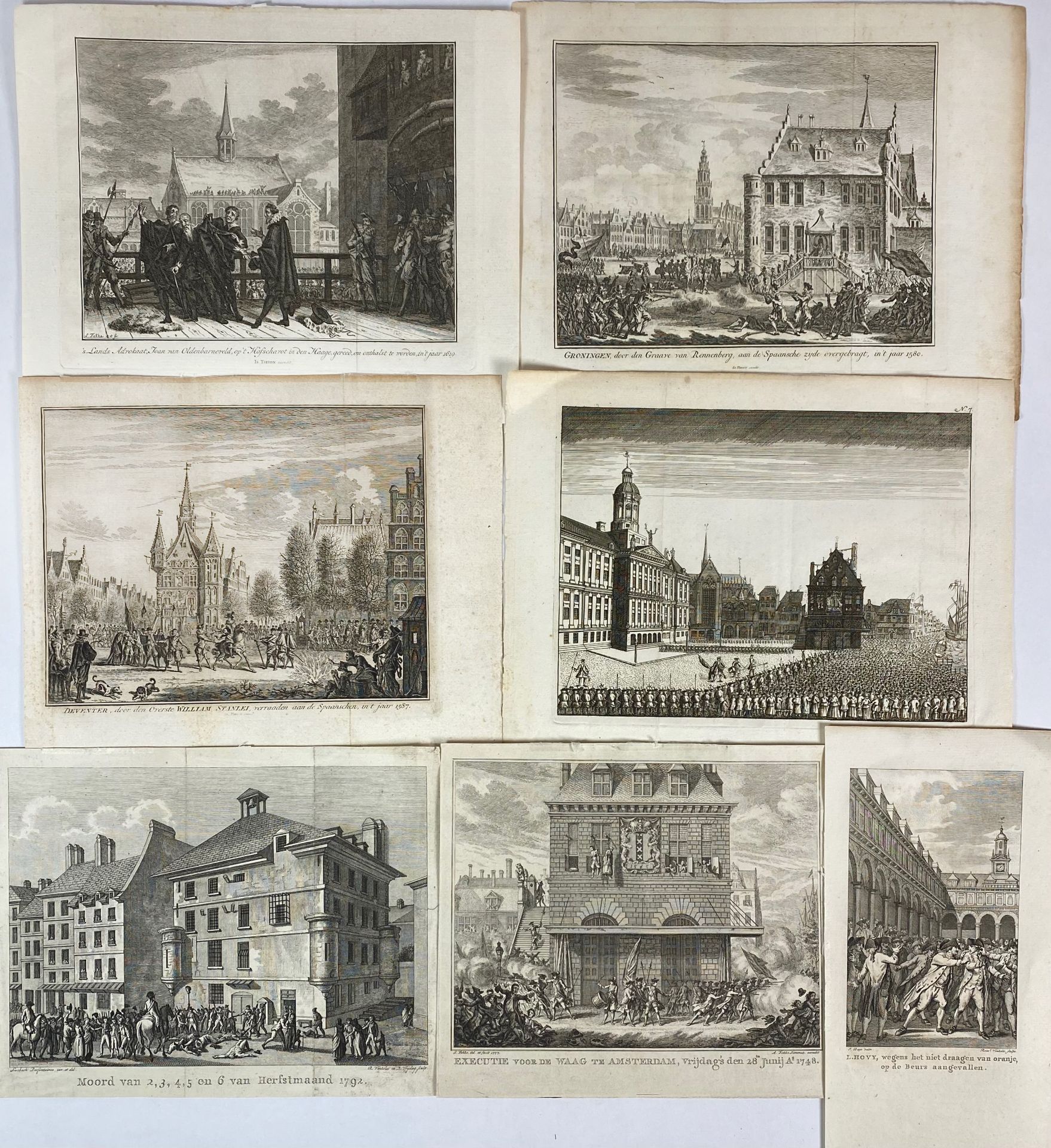 COLLECTION of over 250 (small) engrs. of Dutch historical scenes from several - Bild 2 aus 2