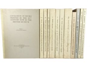 BRITISH MUSEUM CATALOGUES -- CATALOGUE of books printed in the XVth c. now
