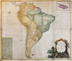 SOUTH AMERICA -- "A MAP OF SOUTH AMERICA containing Tierra Firma, Guyana, New