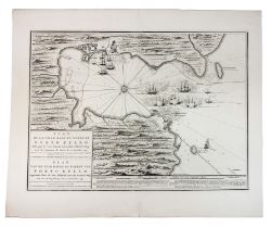 SOUTH AMERICA -- PANAMA -- "PLAN DE LA VILLE, Rade et forts de Porto