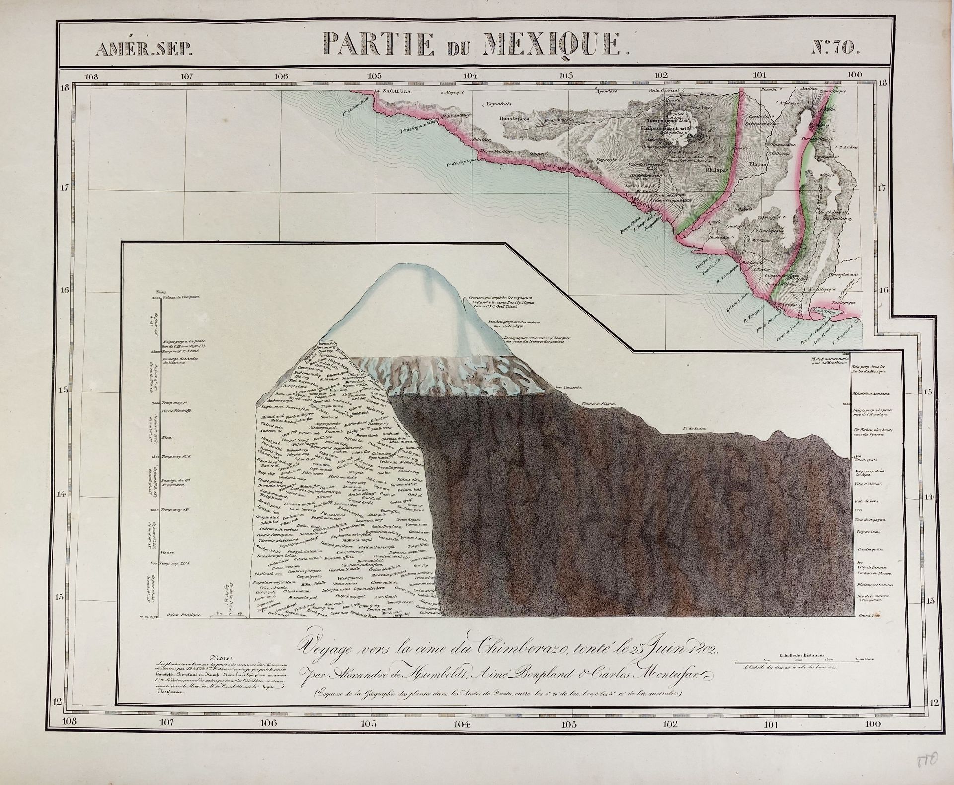 SOUTH AMERICA -- MEXICO -- "AMER. SEP. PARTIE DU MEXIQUE. No. 70". (Brux., c