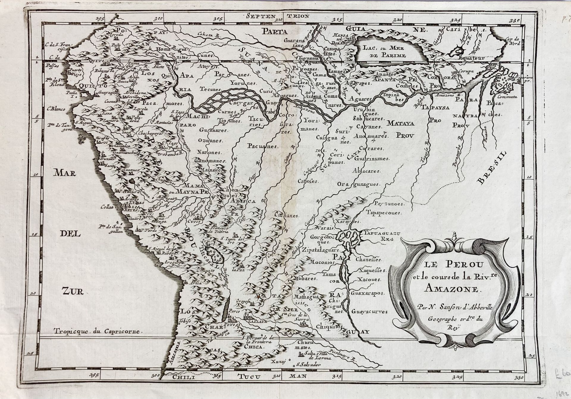 SOUTH AMERICA -- PERU -- COLLECTION OF 13 MAPS & PLANS OF PERU. 17th-18th - Bild 3 aus 3