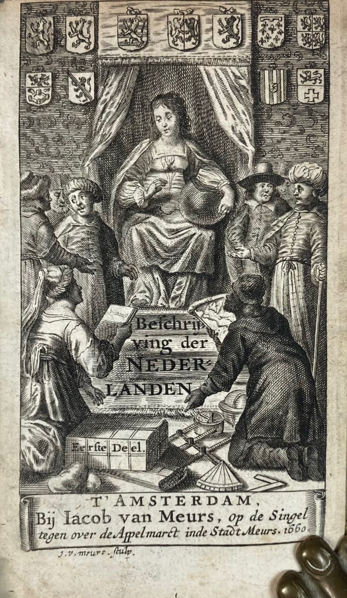 GUICCIARDINI, L.) Beschryvingh der Neder-landen. Soo uyt Louis Guicciardyn als ander - Bild 3 aus 3