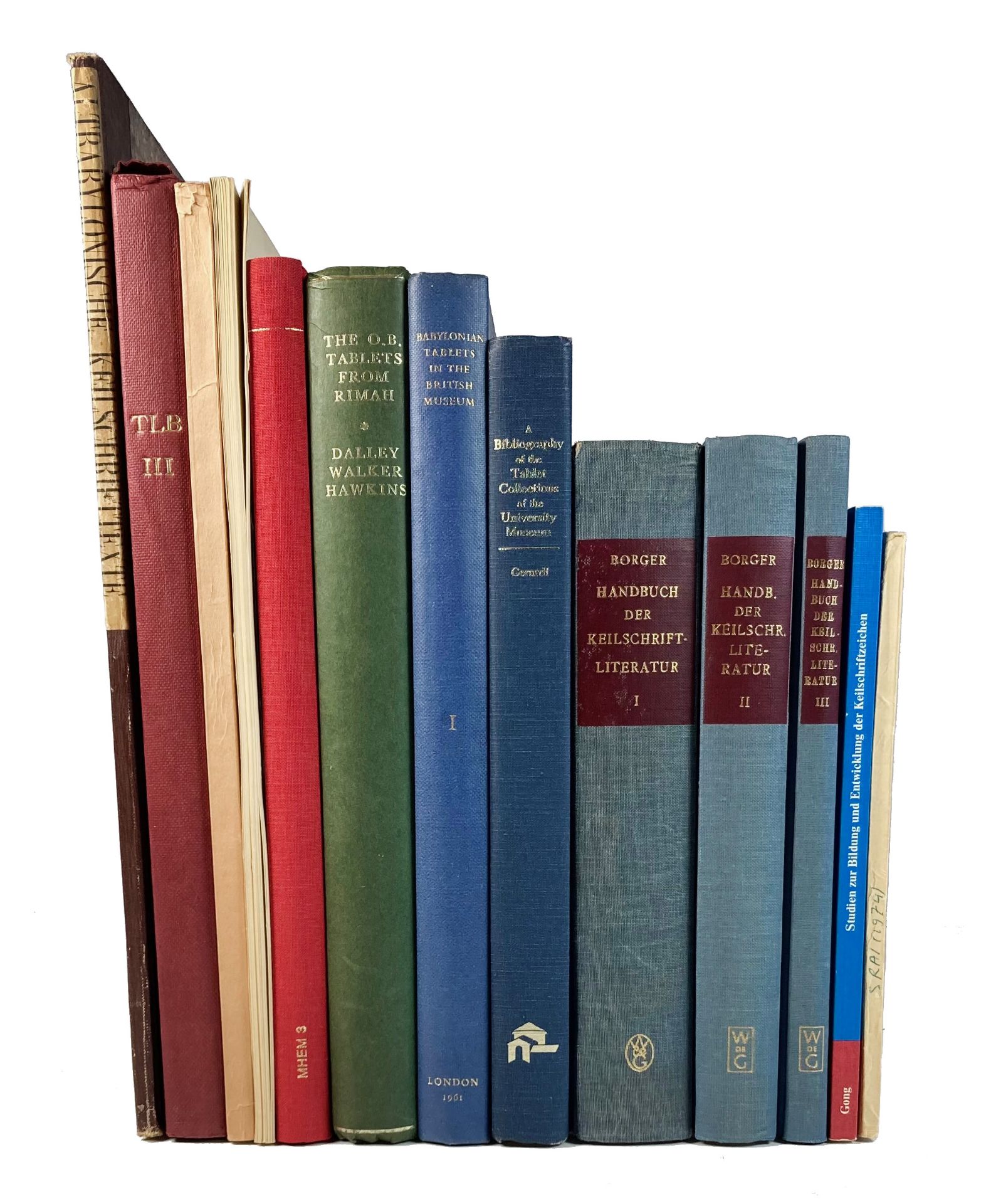 BORGER, R. Handbuch der Keilschriftliteratur. 1967-75. 3 vols. Ocl. -- W. SALLABERGER. Der
