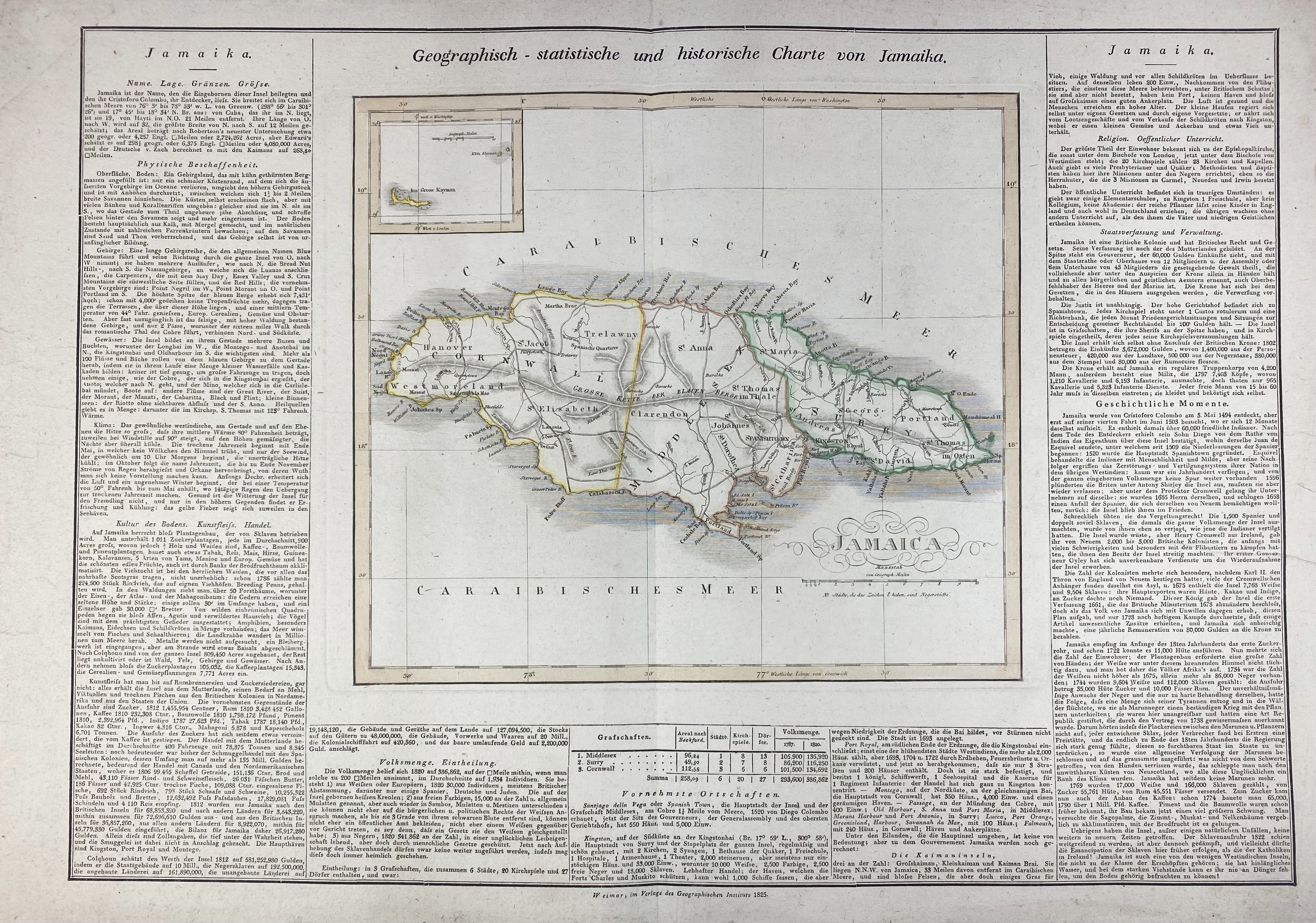 SOUTH AMERICA -- CARIBBEAN -- "THE ISLAND OF JAMAICA and Cape Gracias a Dios - Image 2 of 2