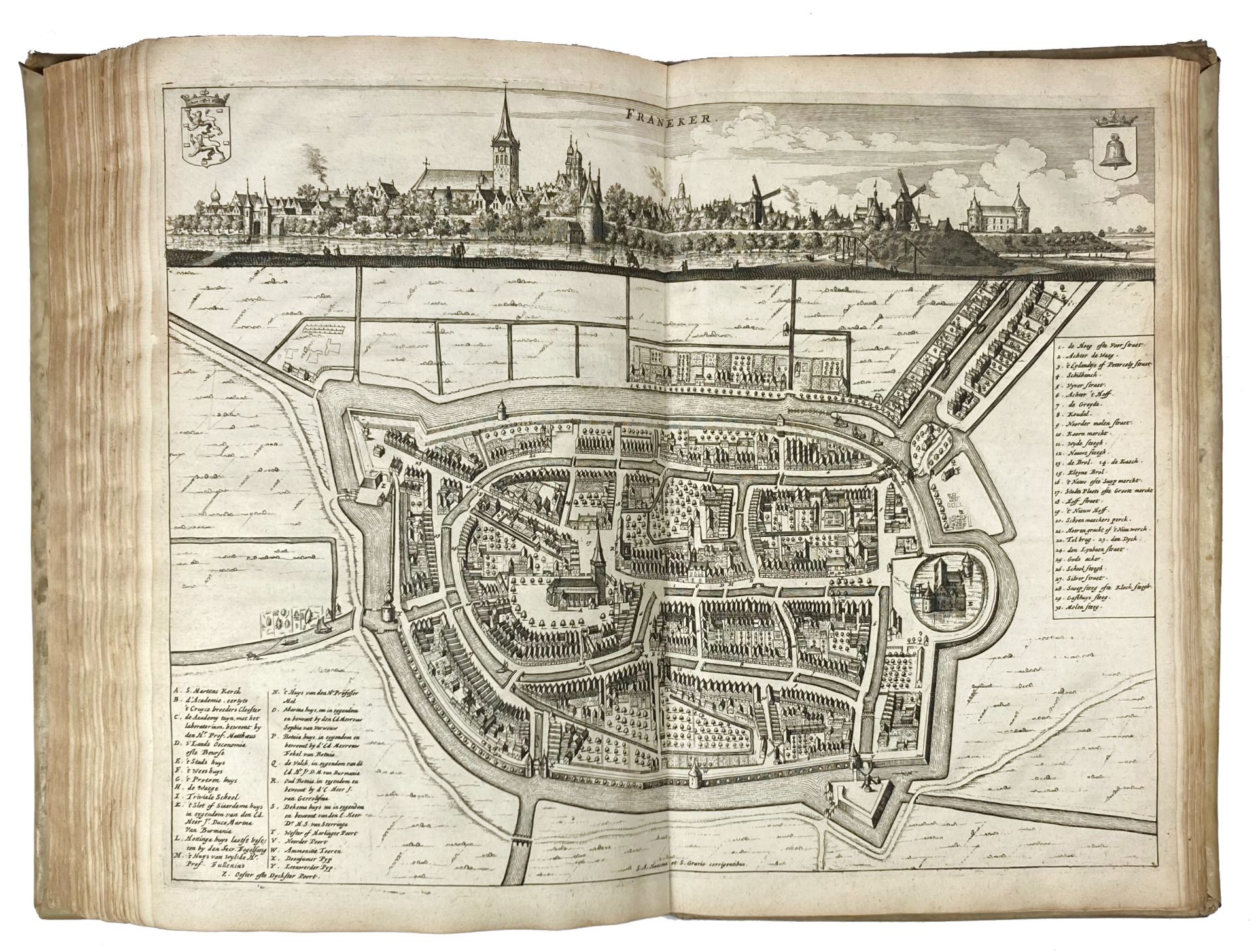 FRIESLAND -- SCHOTANUS, C. Beschryvinge v.d. Heerlyckheydt van Frieslandt tusschen 't Flie end - Image 3 of 3