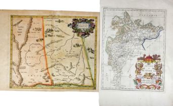 ASIA -- CHINA -- "ASIAE VIII TAB:". (c. 1600). Handcold. engr. map of Central
