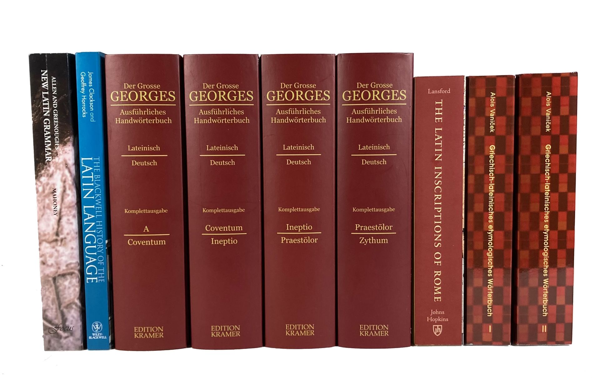 GEORGES, K.-E. Ausführliches Lateinisch-Deutsches Handwörterbuch. Verb. u. verm. v. H