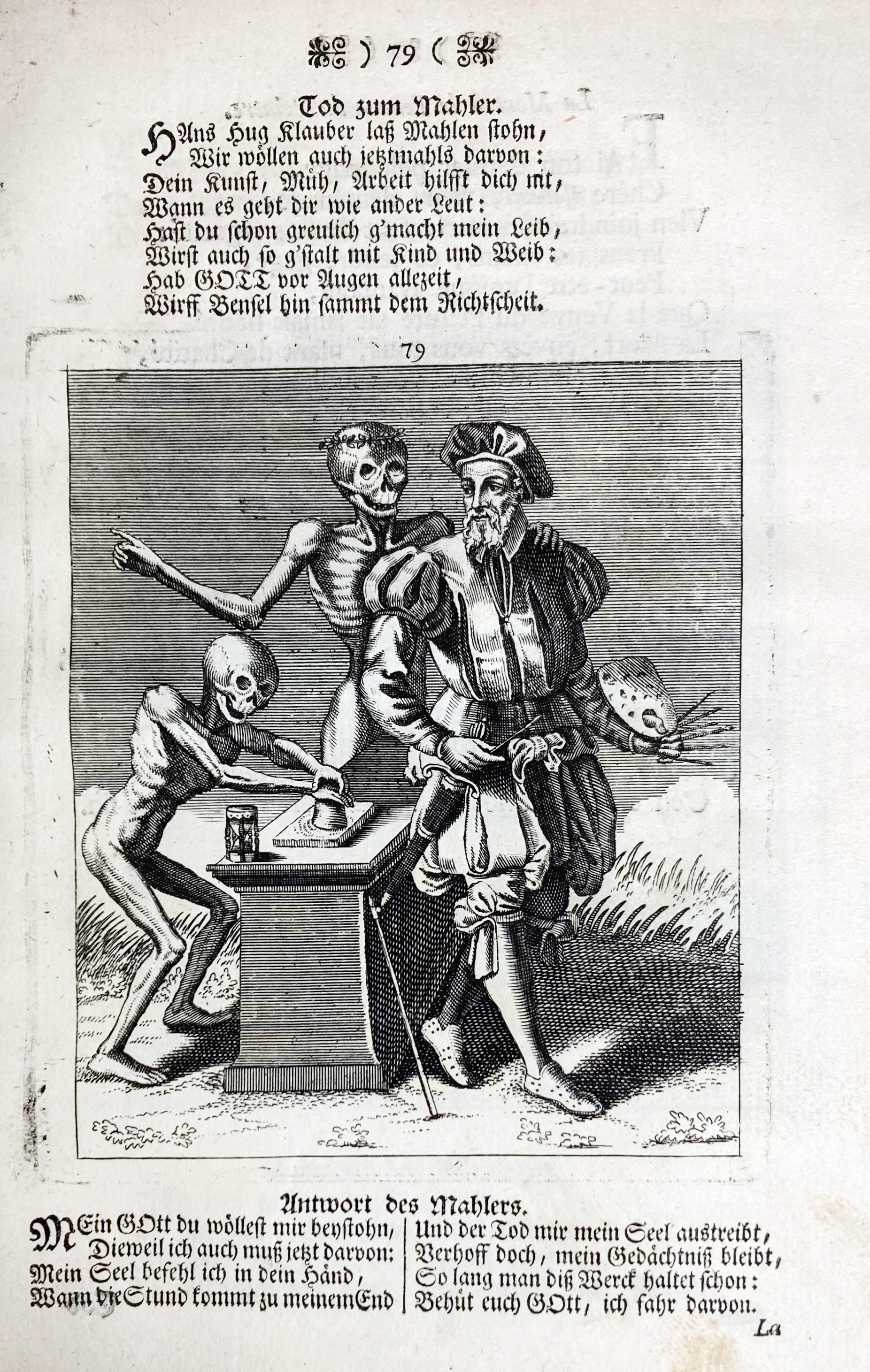 DANCE OF DEATH -- CHOVIN, J.A. Todten-Tanz, wie derselbe in der löbl - Image 4 of 5
