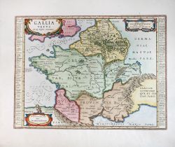 FRANCE -- "ARCHIESCOPATUS CAMERACENSIS / Archevesché Cambray". Amst., W. Blaeu, (c. 1660). Handcold.