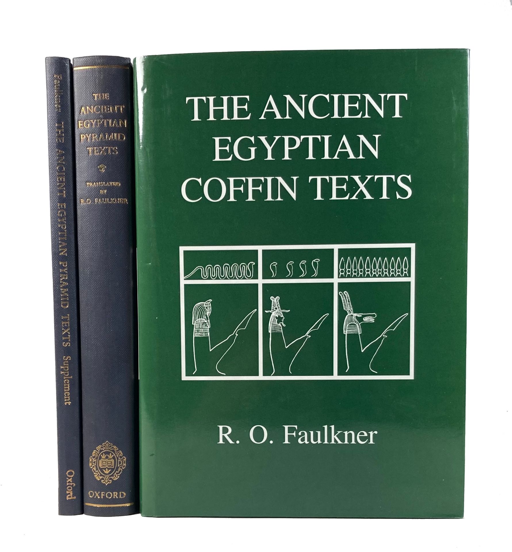 FAULKNER, R.O. The ancient Egyptian coffin texts. (Corrected ed. 2004). 3 parts