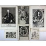 PORTRAITS -- COLLECTION of ± 280 engraved/etched portraits of Dutch royalty and noblemen
