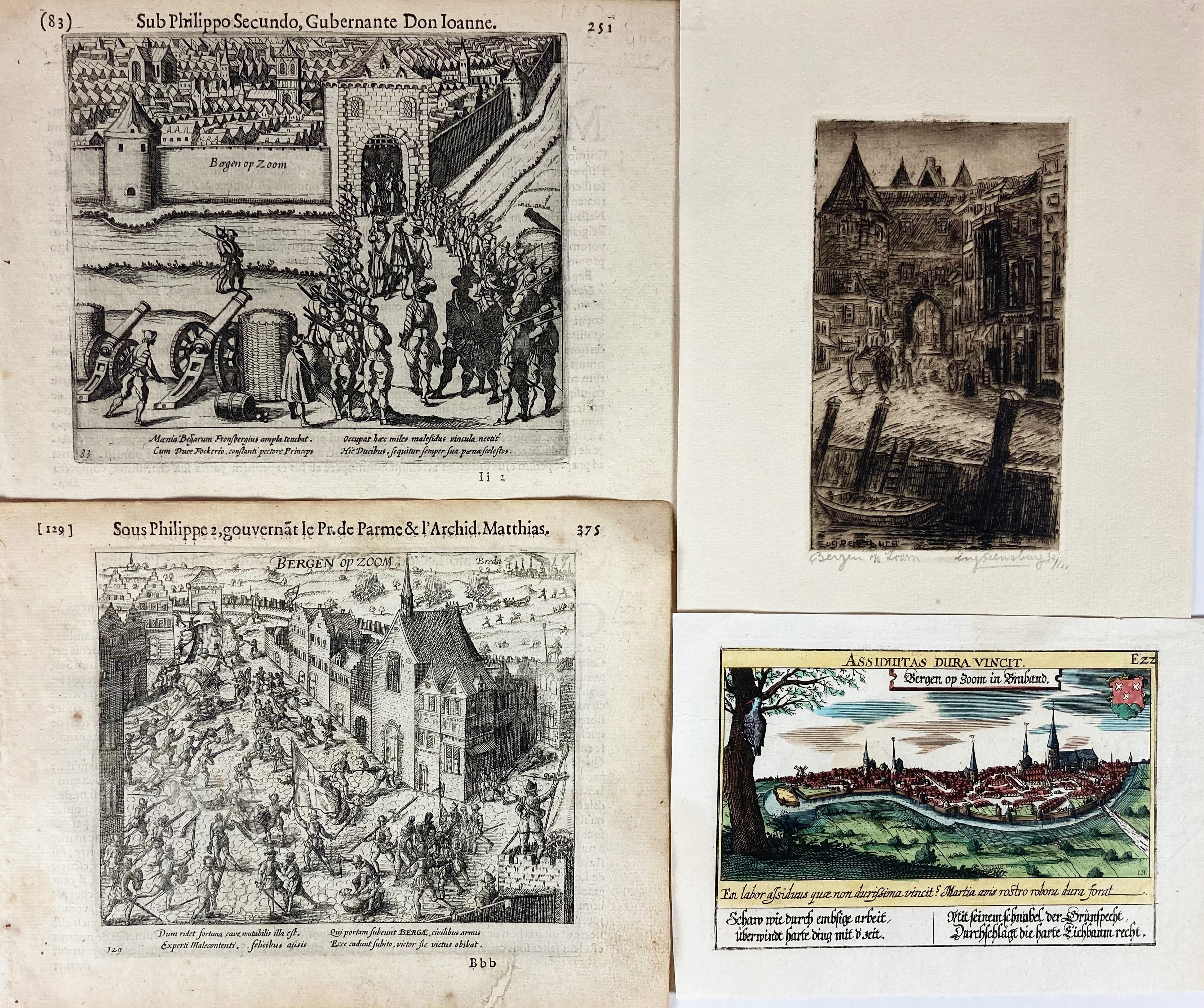 LOW COUNTRIES -- BERGEN OP ZOOM -- COLLECTION of 22 prints relating to Bergen - Image 2 of 2