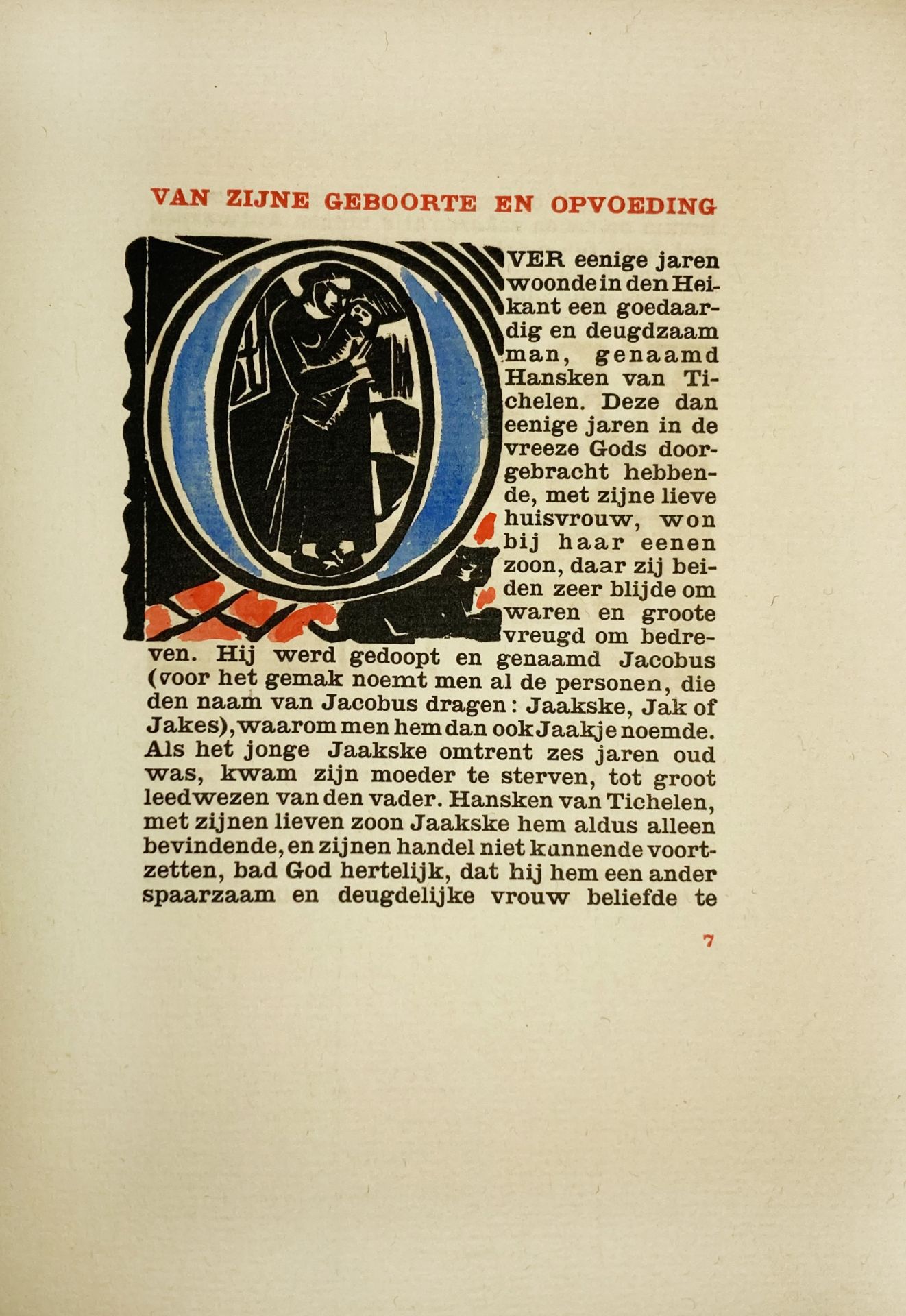 CANTRÉ -- JAAKSKE met zijn fluitje. Getrouw naar het oude Vlaamsche volksboek. Antw - Image 2 of 2