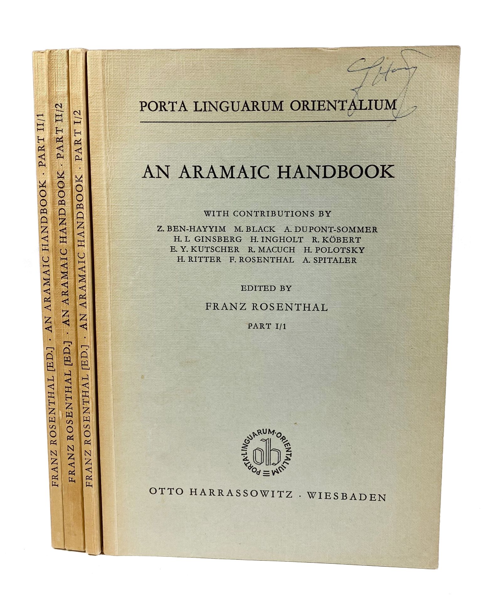 ARAMAIC -- SPERBER, A. The Bible in Aramaic. 2004. Owrps. -- F. ROSENTHAL, ed - Bild 2 aus 2