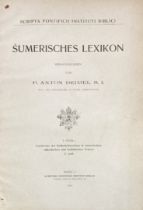 SUMER - AKKAD -- DEIMEL, A. Sumerisches Lexikon. Tl. 1: Lautwerke der Keilschriftzeichen. 2