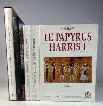GRANDET, P. Le papyrus Harris I. 1994-1999. 3 vols. 4°. Owrps. -- S
