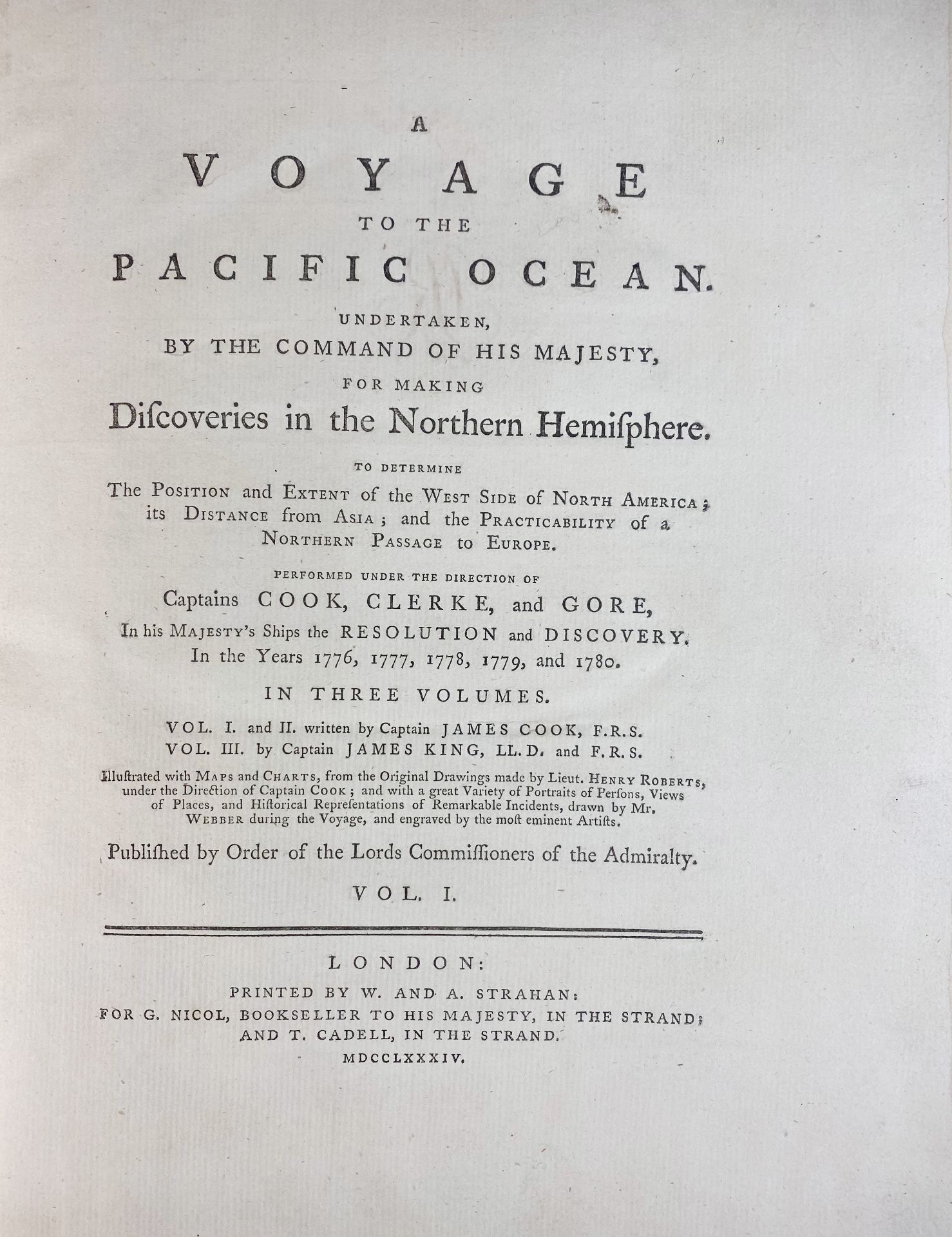 MARITIME HISTORY - TRAVELLING -- COOK, J., J. HAWKESWORTH & J. KING. An Account of - Image 4 of 9