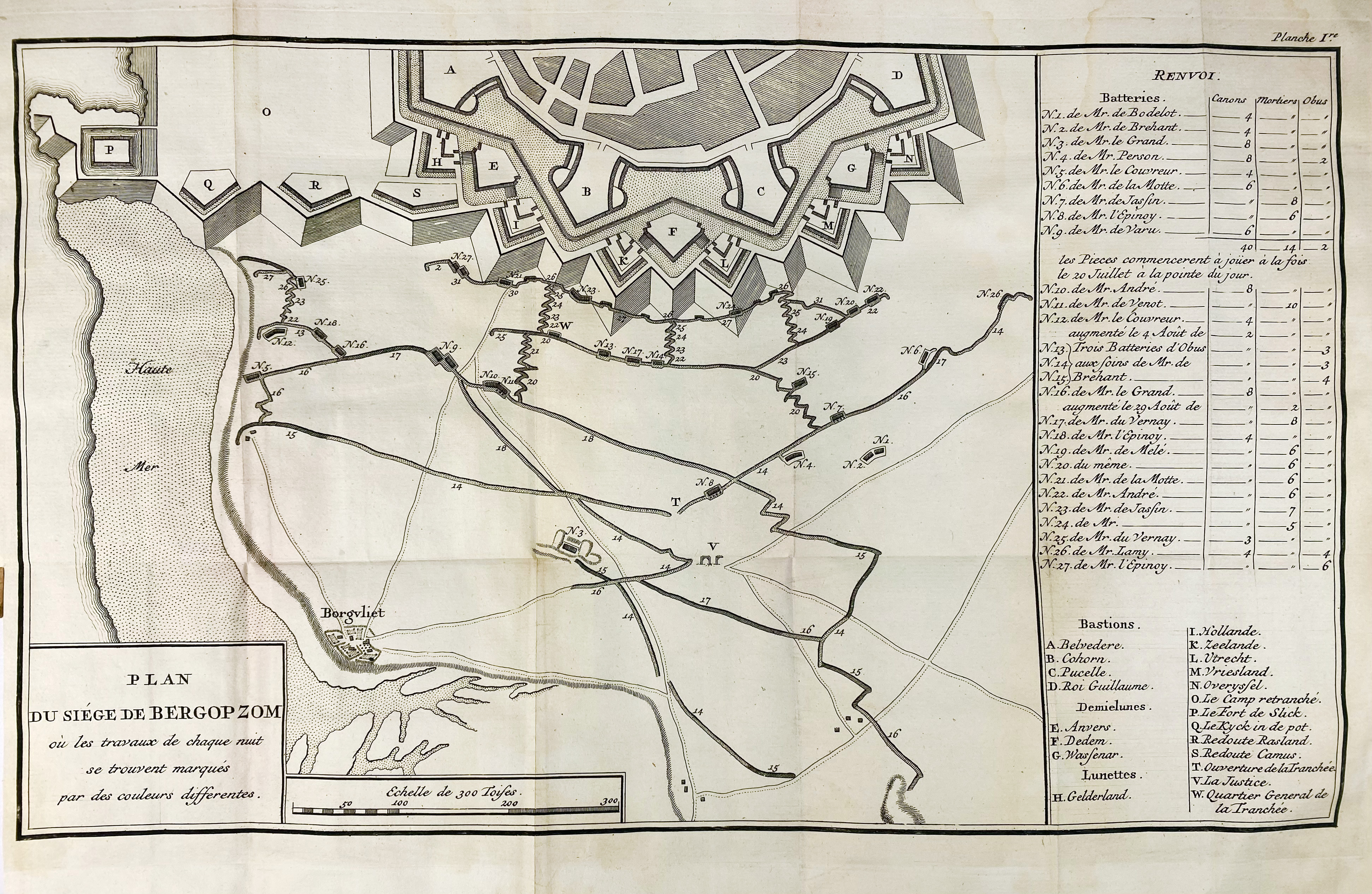 BERGEN OP ZOOM -- EGGERS, J. von. Historische Beschreibung der täglichen Kriegsverrichtungen bey - Image 2 of 2