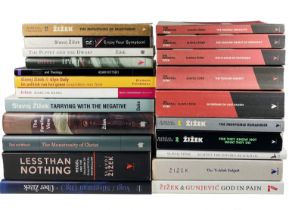 ZIZEK -- COLLECTION of 22 works by/on Slavoj Zizek. Late 20th/early
