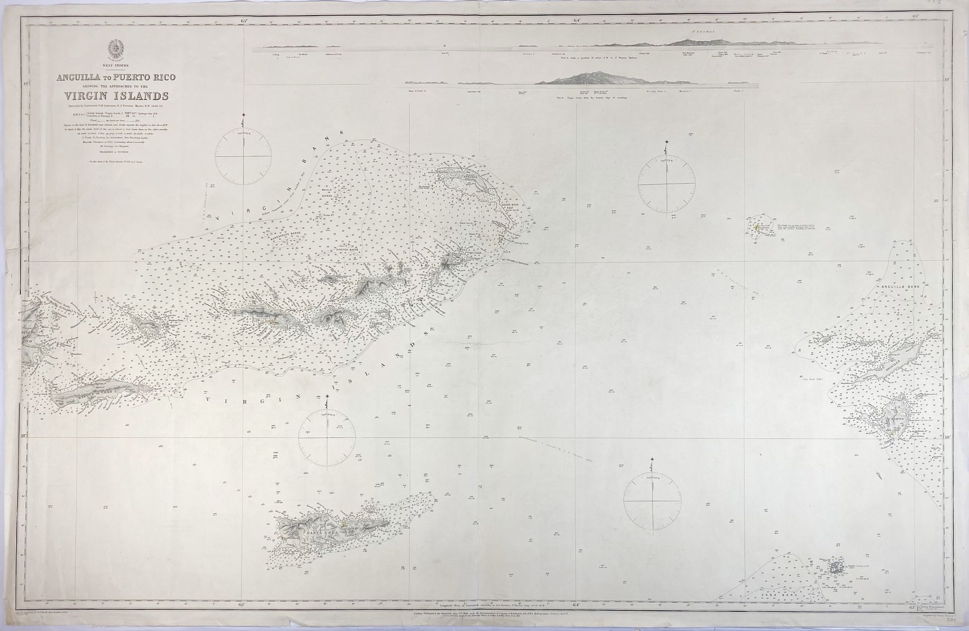SEA CHARTS -- DÉPOT GÉNÉRALE DE LA MARINE -- "CARTE RÉDUITE de la côte - Image 4 of 4