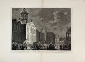 LOW COUNTRIES -- AMSTERDAM -- COLLECTION of c. 55 engr./lithogr. plates on (the