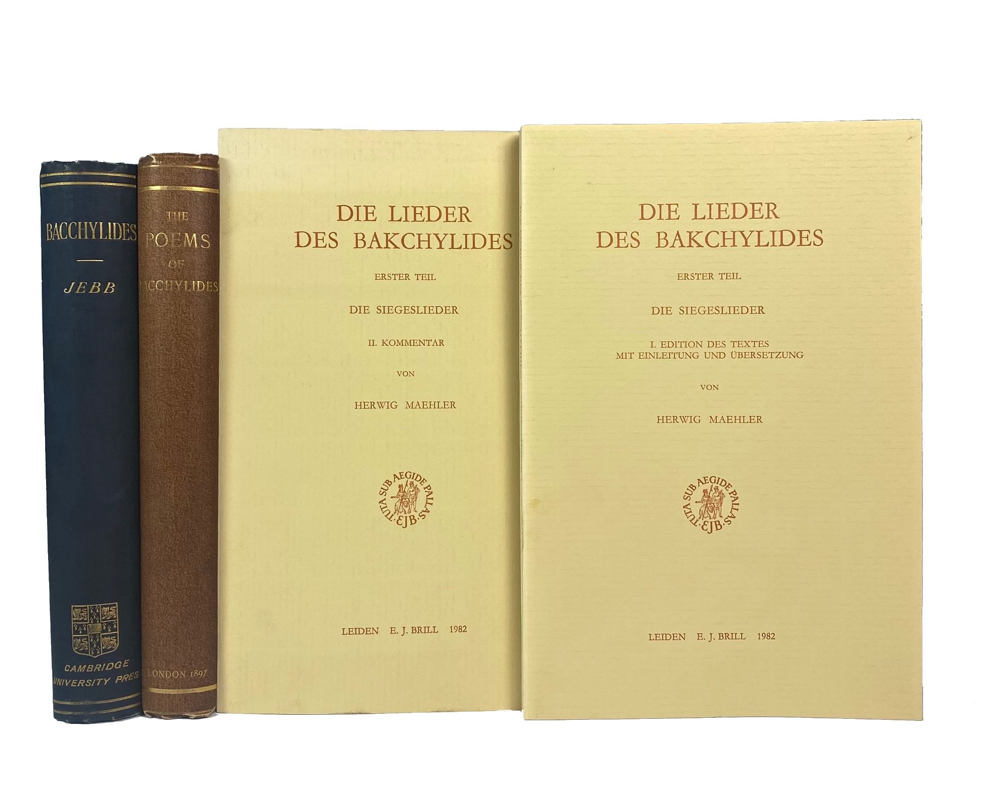 BACCHYLIDES. Die Lieder. 1. Teil: Die Siegeslieder. Ed. m. Einl., Übers. & Komm