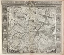 POLDER MAPS -- DELFLAND -- KRUIKIUS, N. & J. 't Hooge Heemraedschap van Delfland met