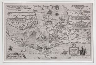 LOW COUNTRIES -- CHARTS -- ZUIDERZEE -- "BESCHRIJVINGE vande vermaerde stroemen, Tvlie ende Tmaersdi