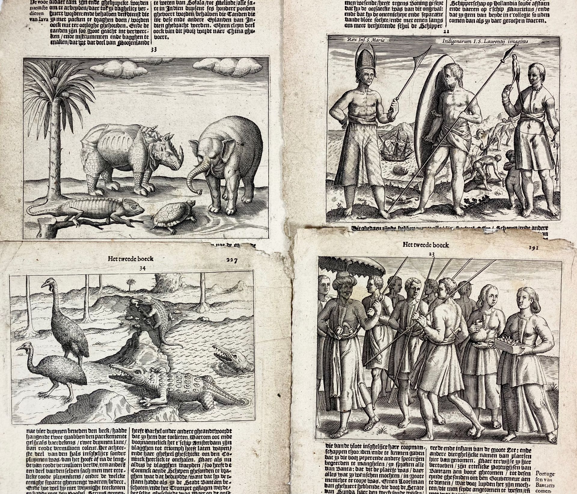 PONTANUS -- COLLECTION of engravings from 'Historische Beschrijvinghe der seer wijt beroemde Coop - Bild 3 aus 3