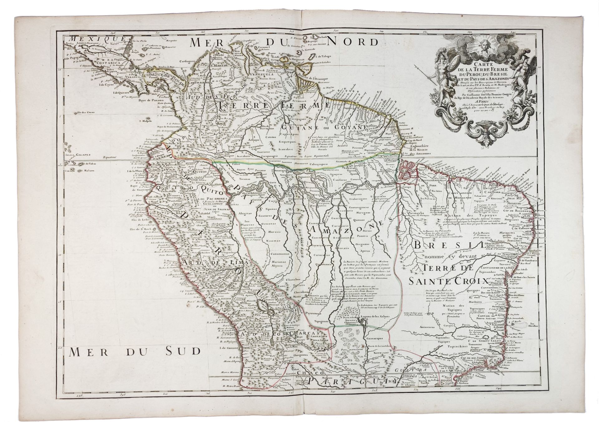 SOUTH AMERICA -- "TERRA FIRMA et Novum Regnum Granatense et Popayan". Amst., W - Bild 2 aus 3