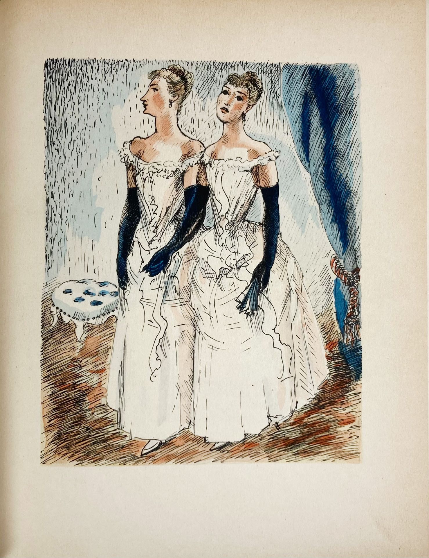 MAUPASSANT, G. de. Oeuvres complètes illustrées. Paris, Librairie de France, 1934-38. 15 - Image 2 of 2