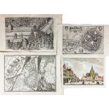 LOW COUNTRIES -- BERGEN OP ZOOM -- COLLECTION of 22 prints relating to Bergen
