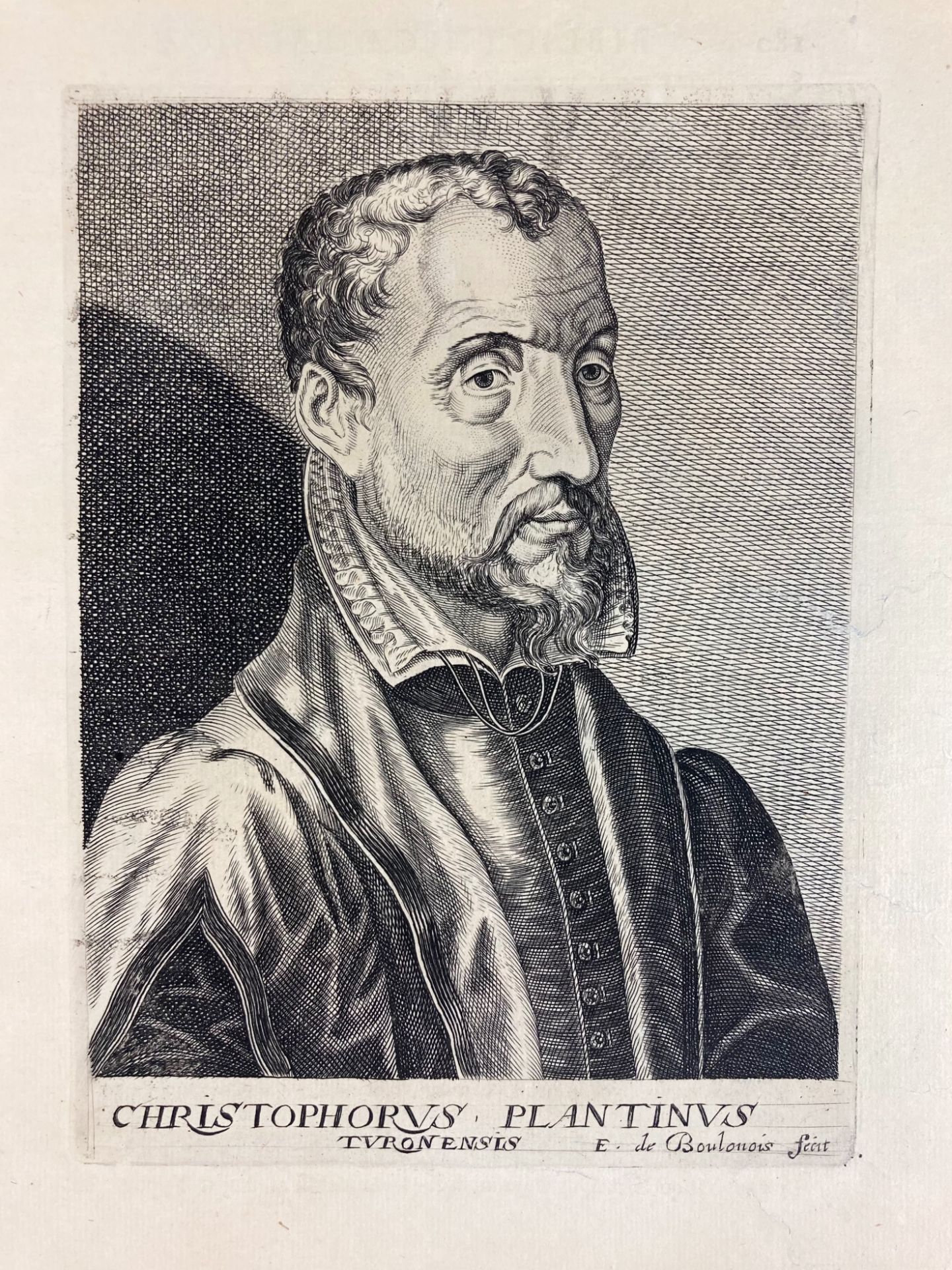 PORTRAITS -- HOGENBERG, Frans (1535-1590). "Gerardum Mercatoris Rupelmundani effigiem (…)". 1574. En - Bild 2 aus 3