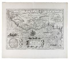 AFRICA -- "GUINEAE NOVA DESCRIPTIO". (Amst., Mercator/Hondius, c. 1638). Plain engr. map