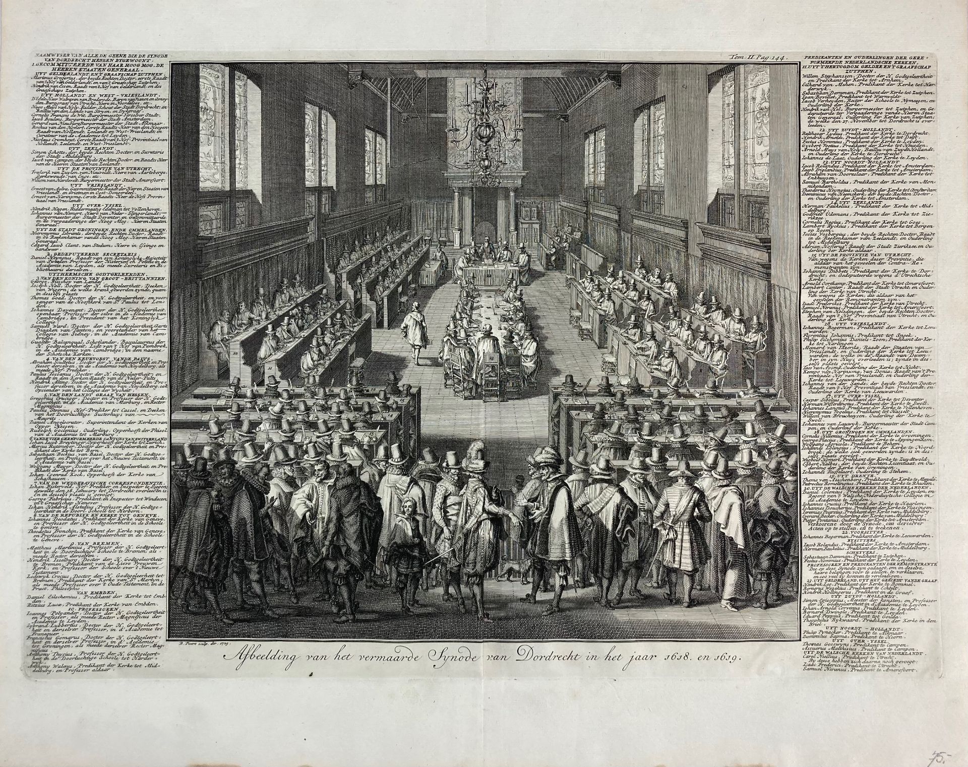 COLLECTION of 74 engraved plates representing Dutch historical events, coronations/ceremonies, gathe - Image 6 of 8